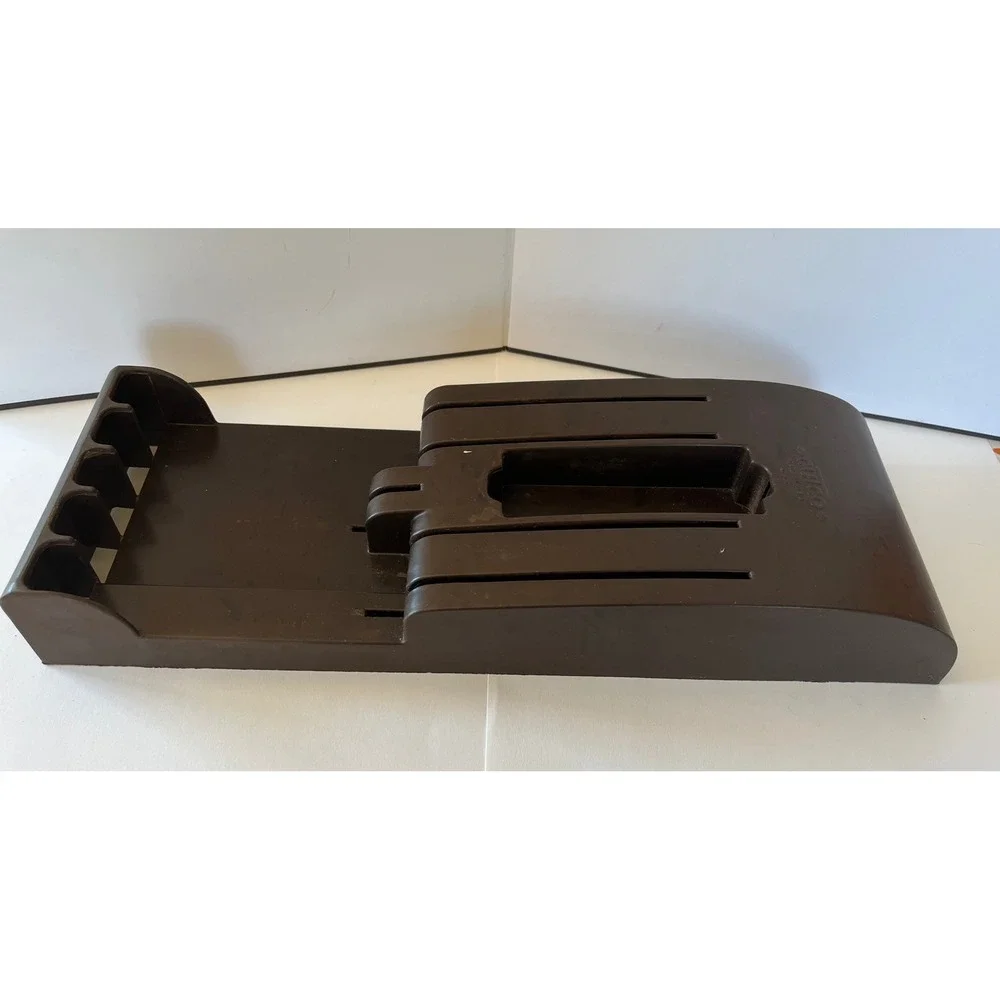 Vintage Cutco Brown 5 Slot Knife Holder Wall Mount In-Drawer Storage Made in USA - Picture 7 of 11